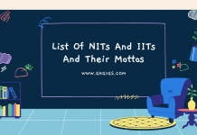 List Of NITs And IITs And Their Mottos