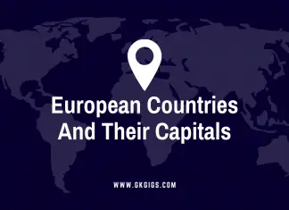 European Countries And Their Capitals