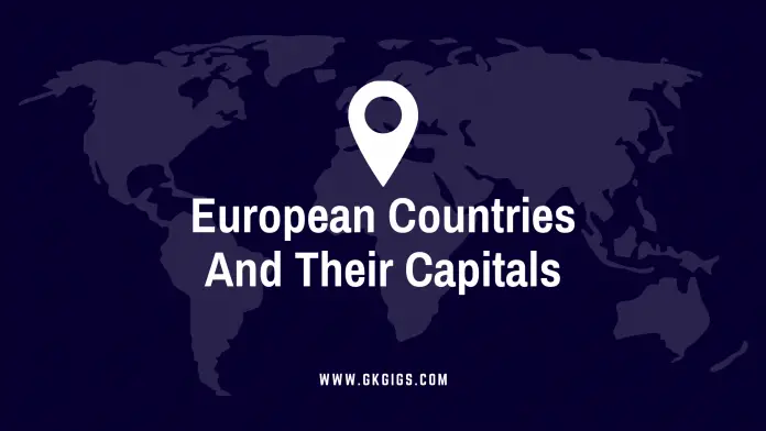 European Countries And Their Capitals