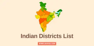 Indian States And Districts List