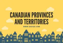 List Of Canadian Provinces And Territories