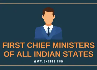 First Chief Minister Of All Indian States
