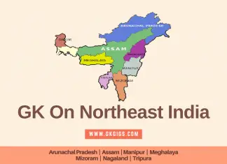 Gk On Northeast India