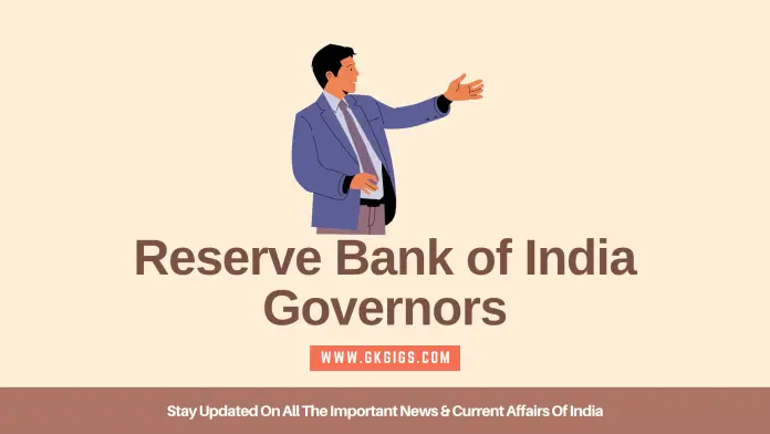 List Of RBI Governors List Of RBI Governors