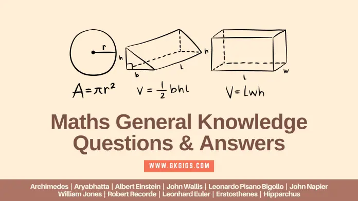 Maths GK Question And Answer