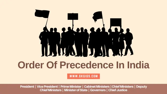 Order Of Precedence In India