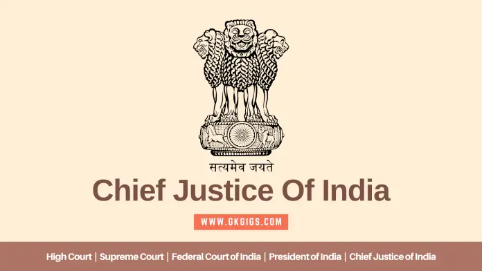 Chief Justice Of India Chief Justice Of India