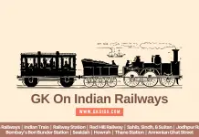 GK On Indian Railways