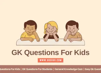 GK Questions For Kids