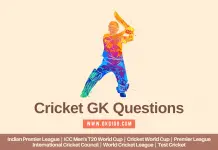 Indian Cricket GK Questions And Answers