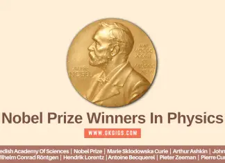 Nobel Prize Winners In Physics