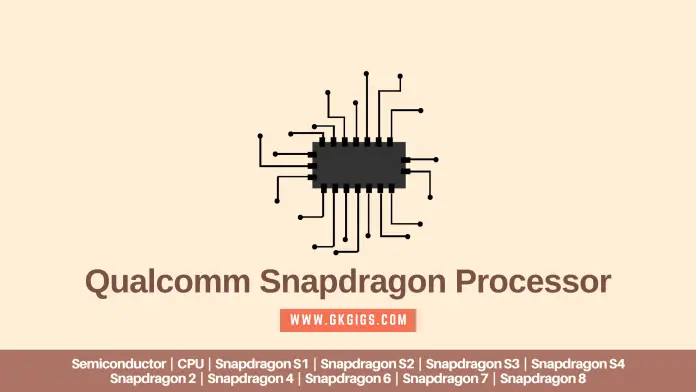 Snapdragon Processor List Snapdragon Processor List
