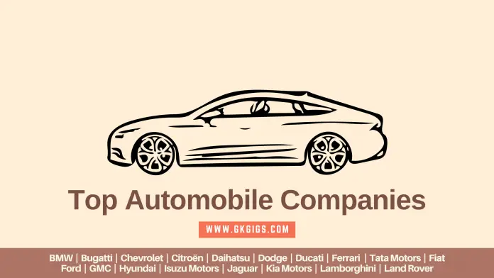 Top Automobile Companies Top Automobile Companies