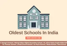 Top Oldest Schools In India