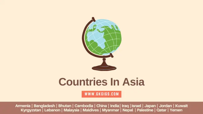 List Of Countries In Asia List Of Countries In Asia