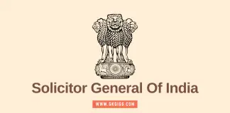 Solicitor General Of India
