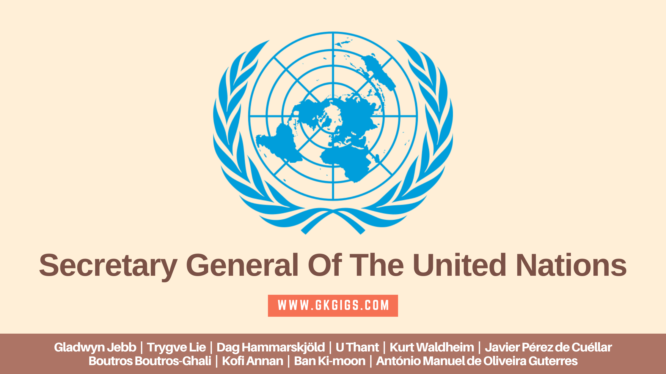 Secretary General Of The United Nations (2023 Updated) GkGigs