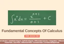Fundamental Concepts Of Calculus